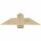 Ekena Millwork Eugene Rough Sawn Timber Gable Bracket, Douglas Fir, 36"W x 10"H x 4"D x 6"F, 7/12 Pitch GBW036X10X0406EUG00RDF - alternate 1